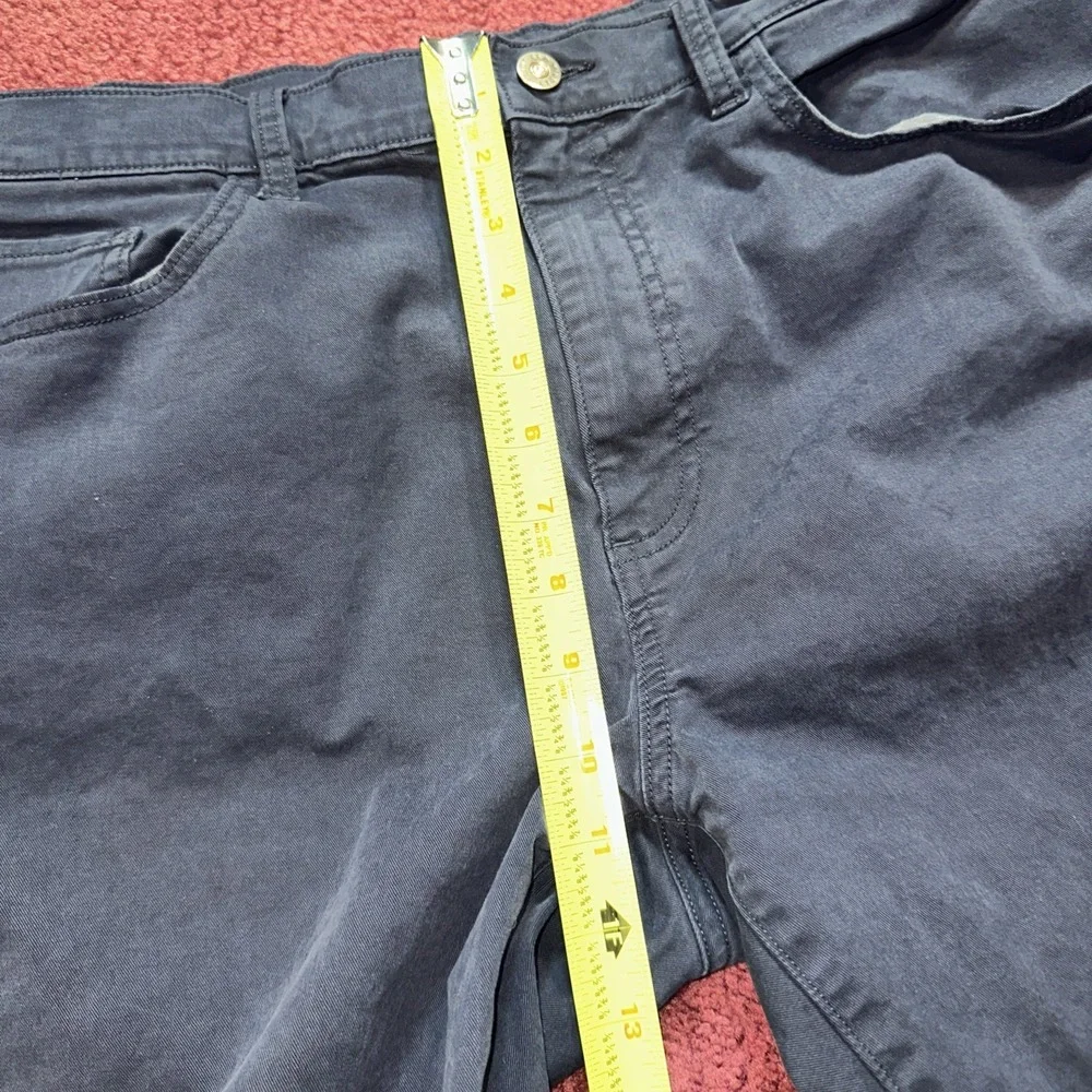 Flint and Tinder Pants Men (Fit 36x33) Blue Chino Straight Huckberry Stretch
